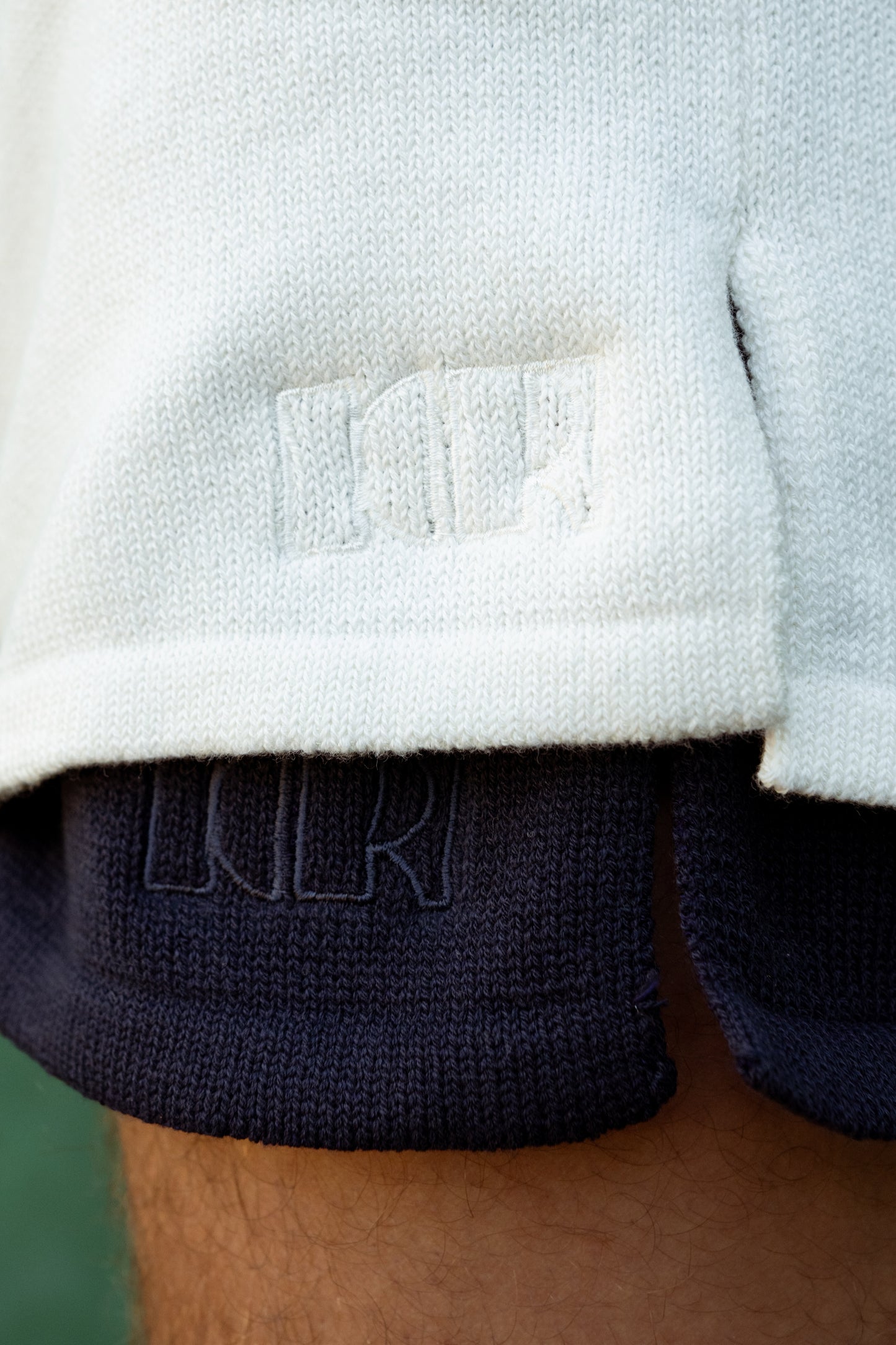 KNITTED SHORTS MILK
