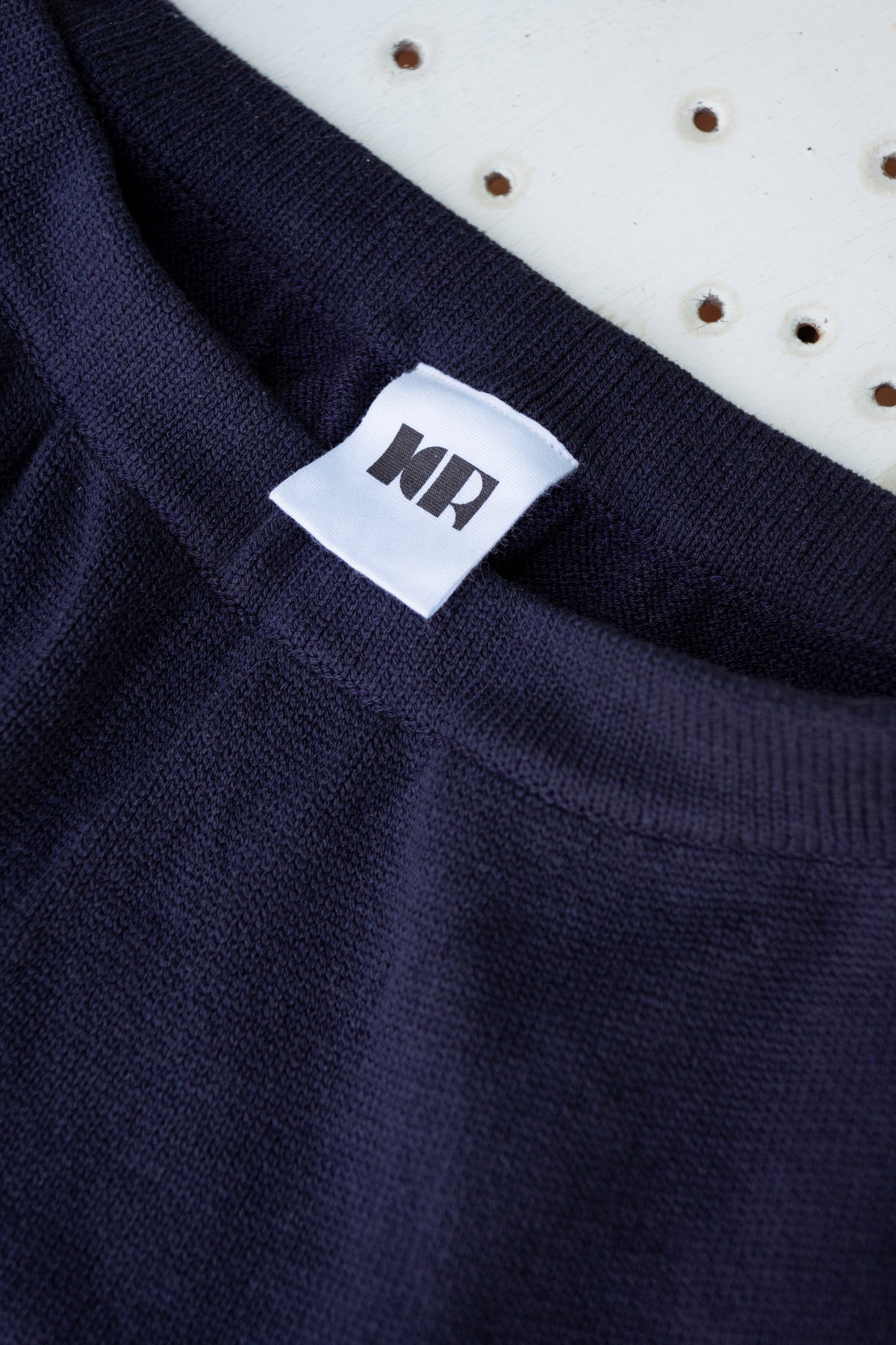KNITTED SHORTS NAVY