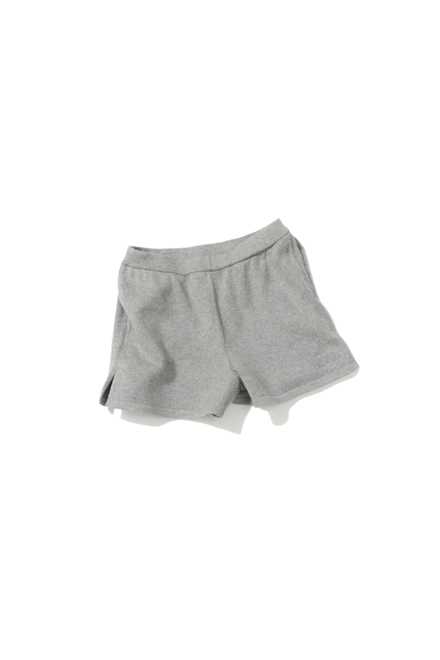 KNITTED SHORTS GRAY