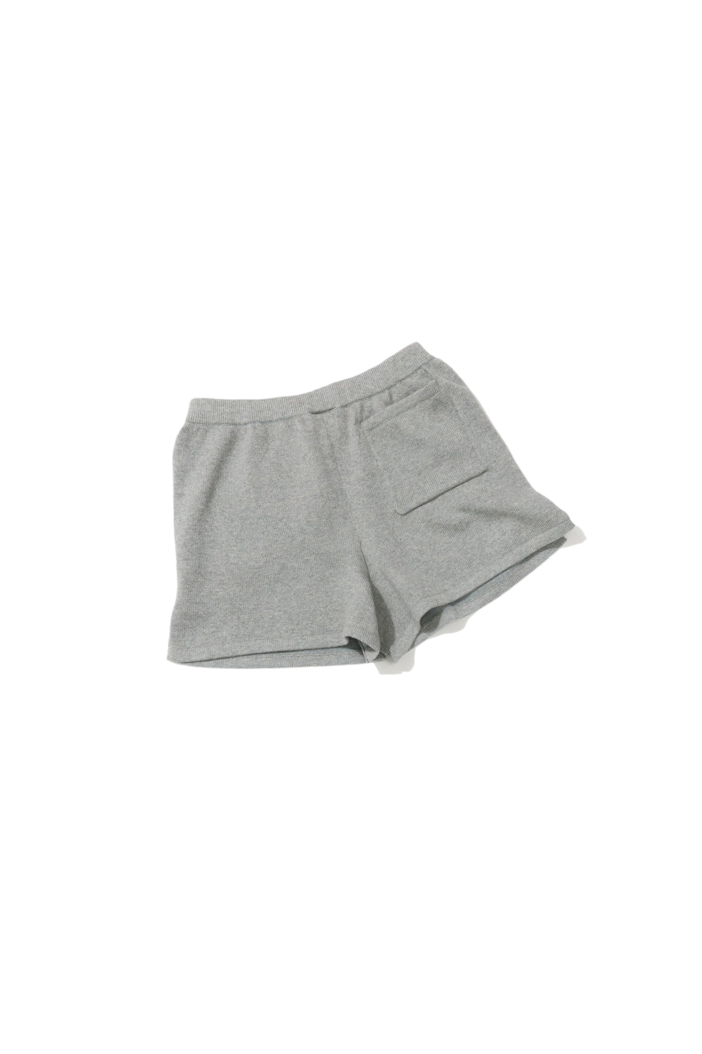 KNITTED SHORTS GRAY