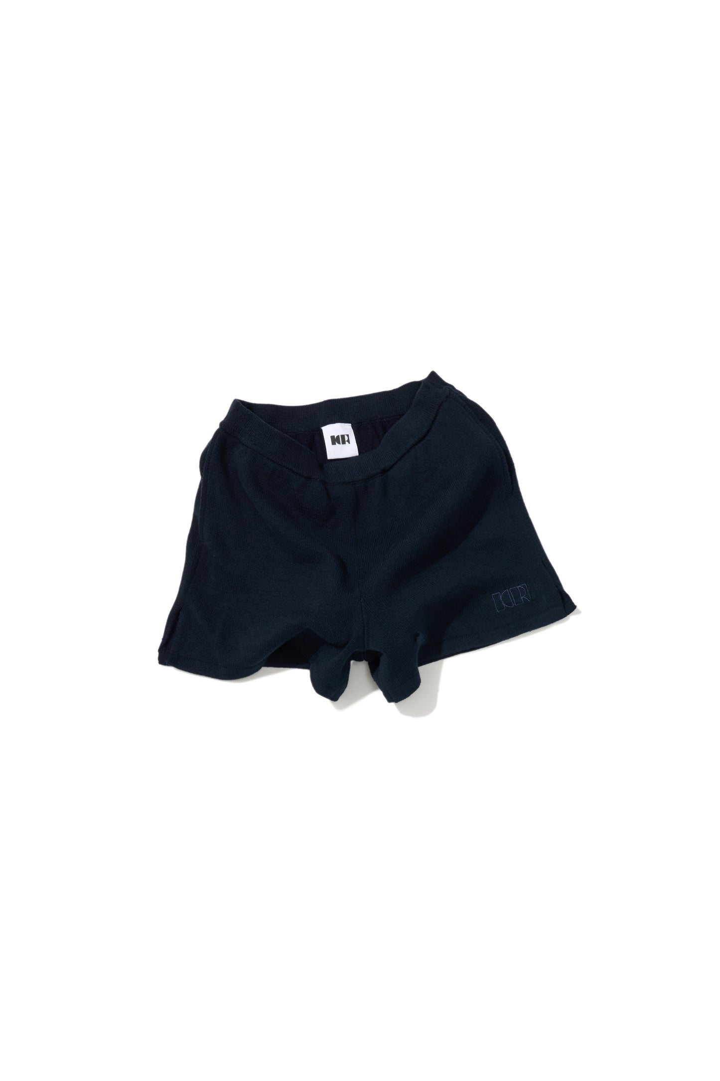 KNITTED SHORTS NAVY