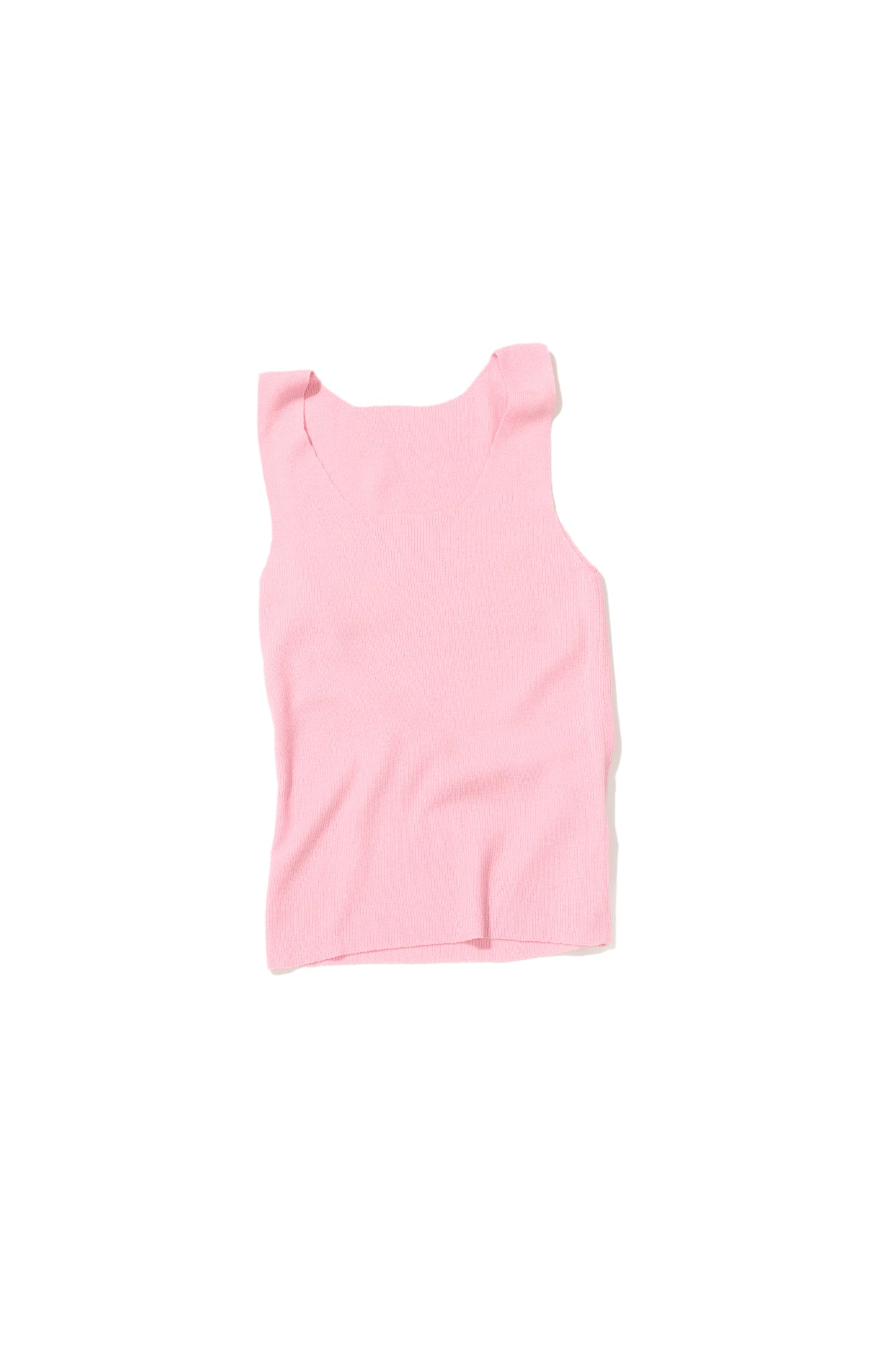 KNITTED TANK TOP PINK
