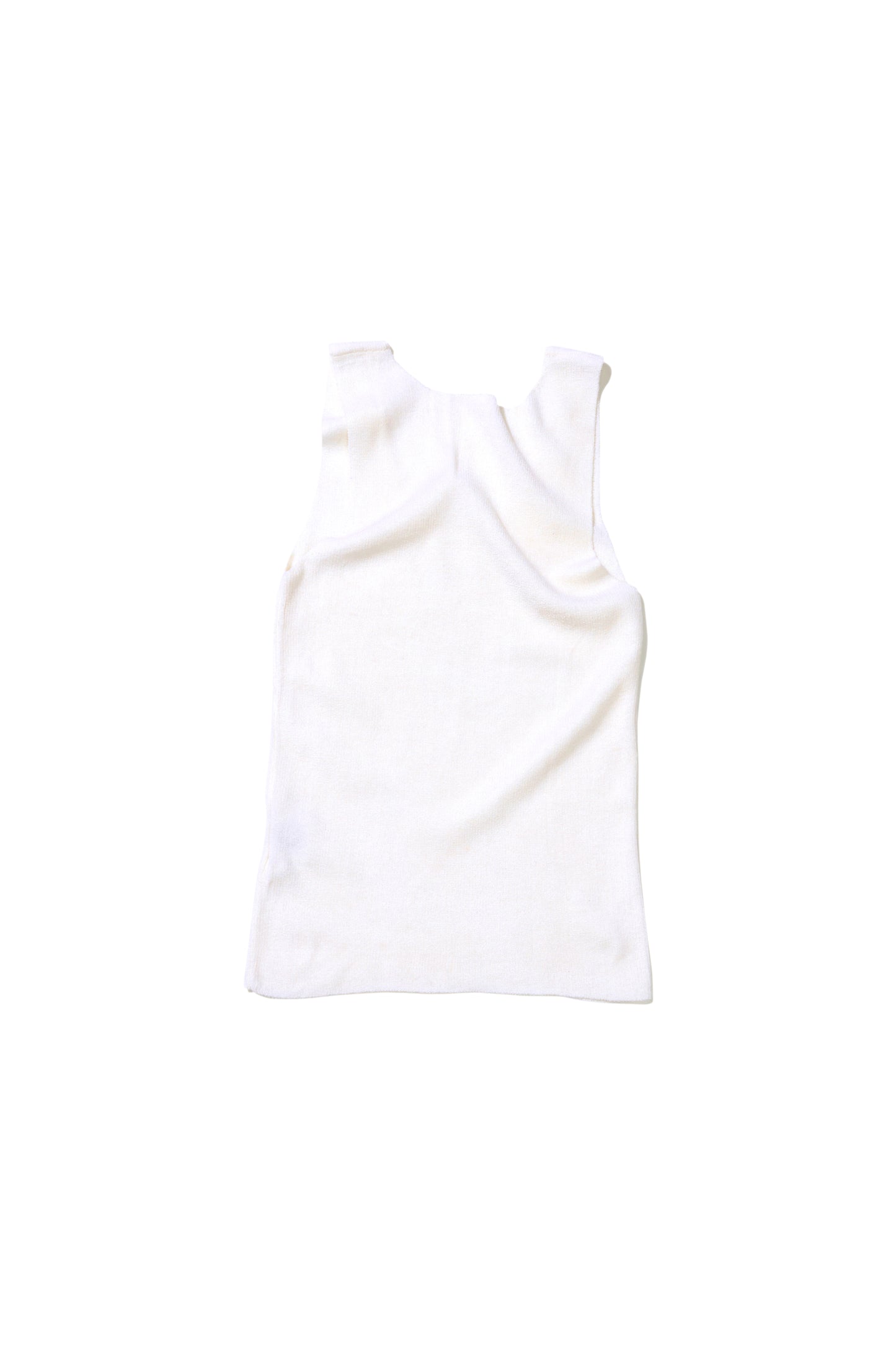 KNITTED TANK TOP MILK