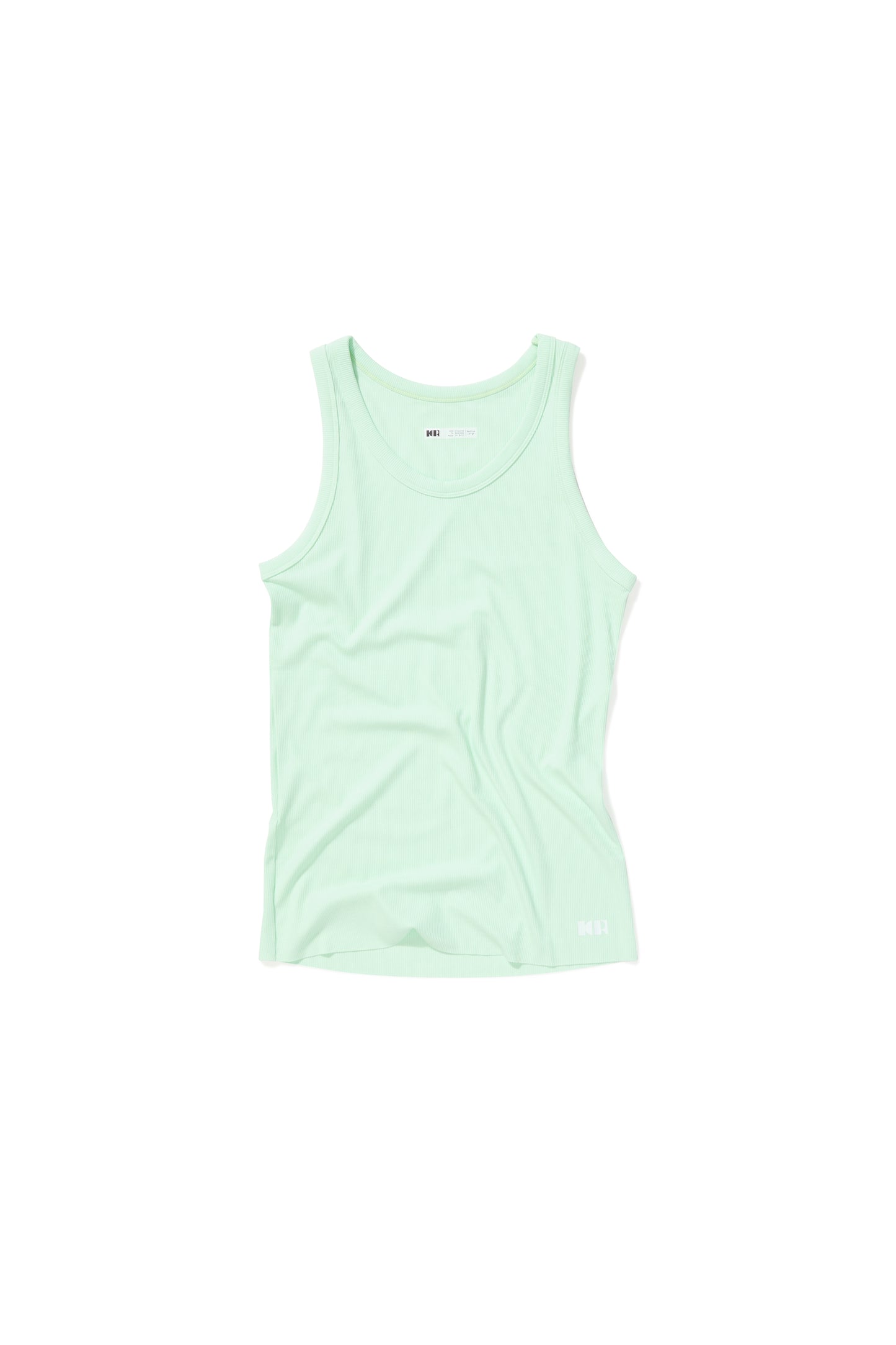 RIB TANK TOP LIME
