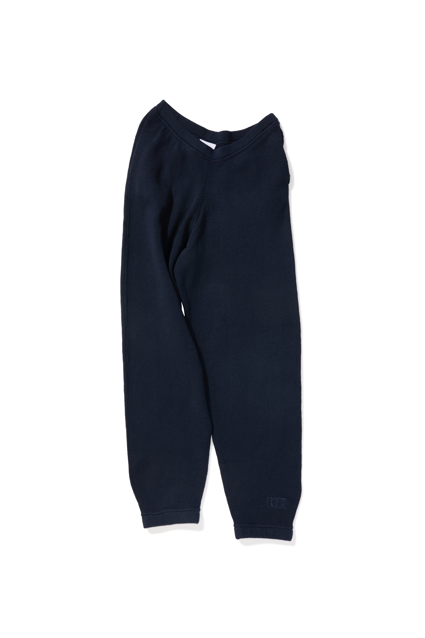 KNITTED PANTS NAVY