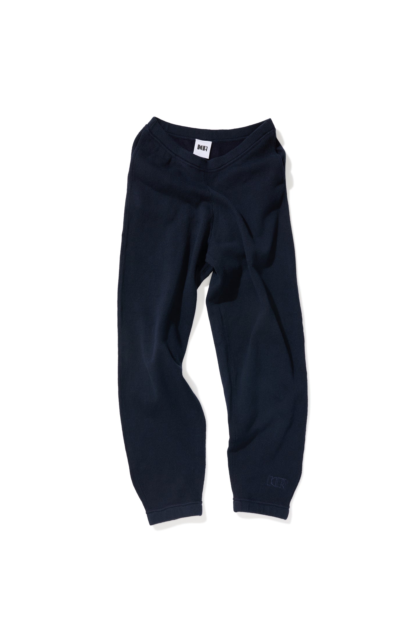 KNITTED PANTS NAVY