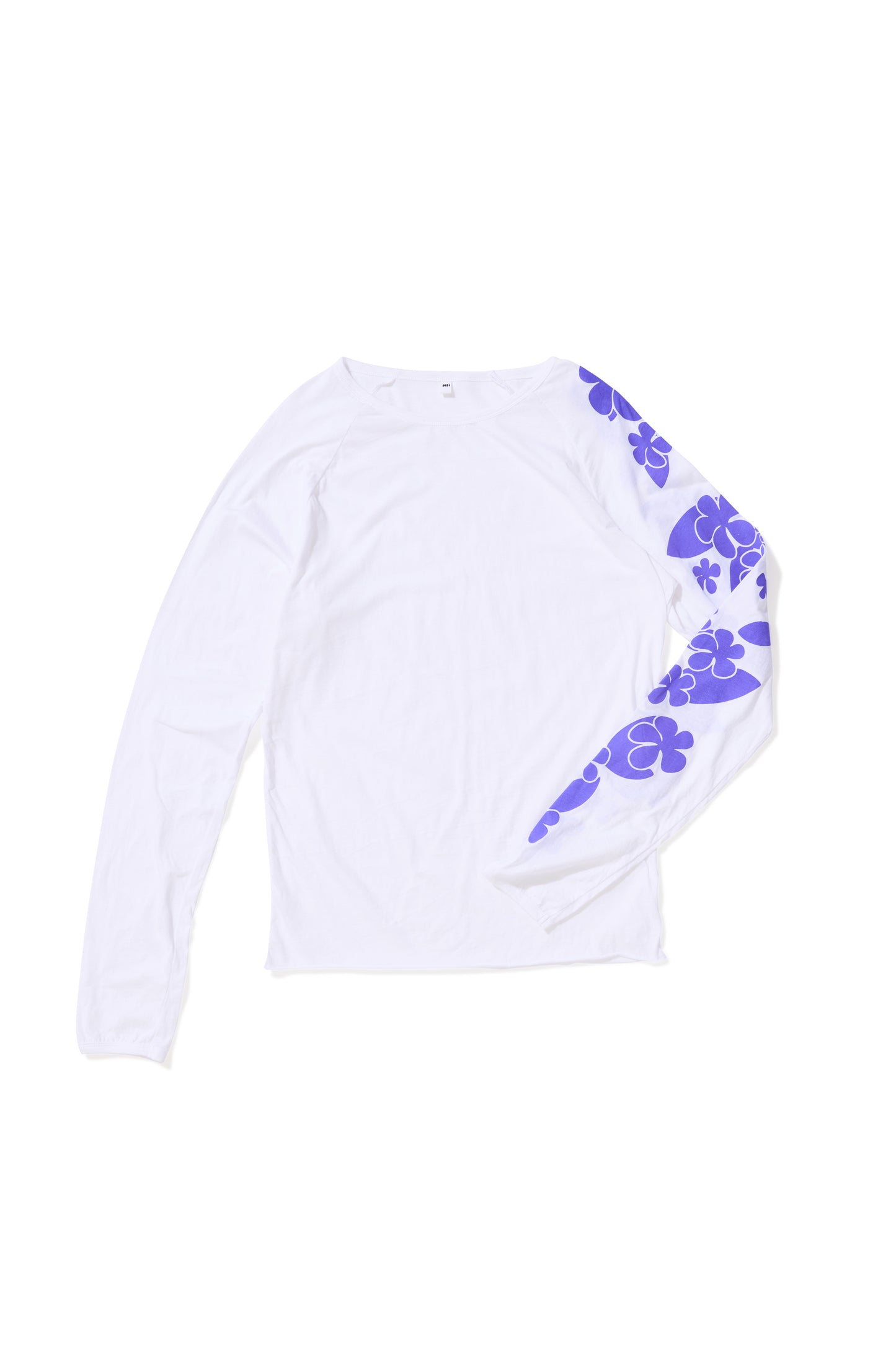 COTTON LONG SLEEVE BLUE FLOWER
