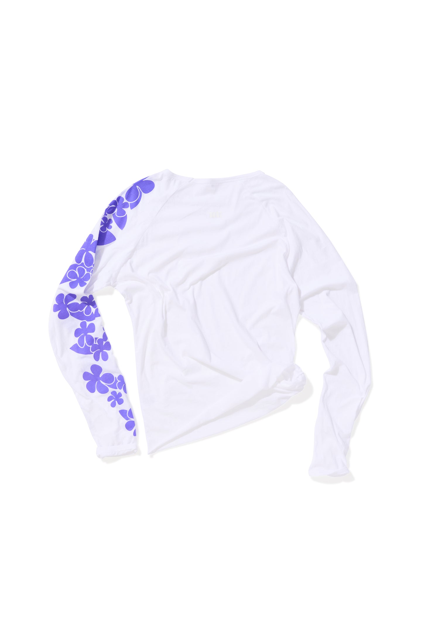 COTTON LONG SLEEVE BLUE FLOWER