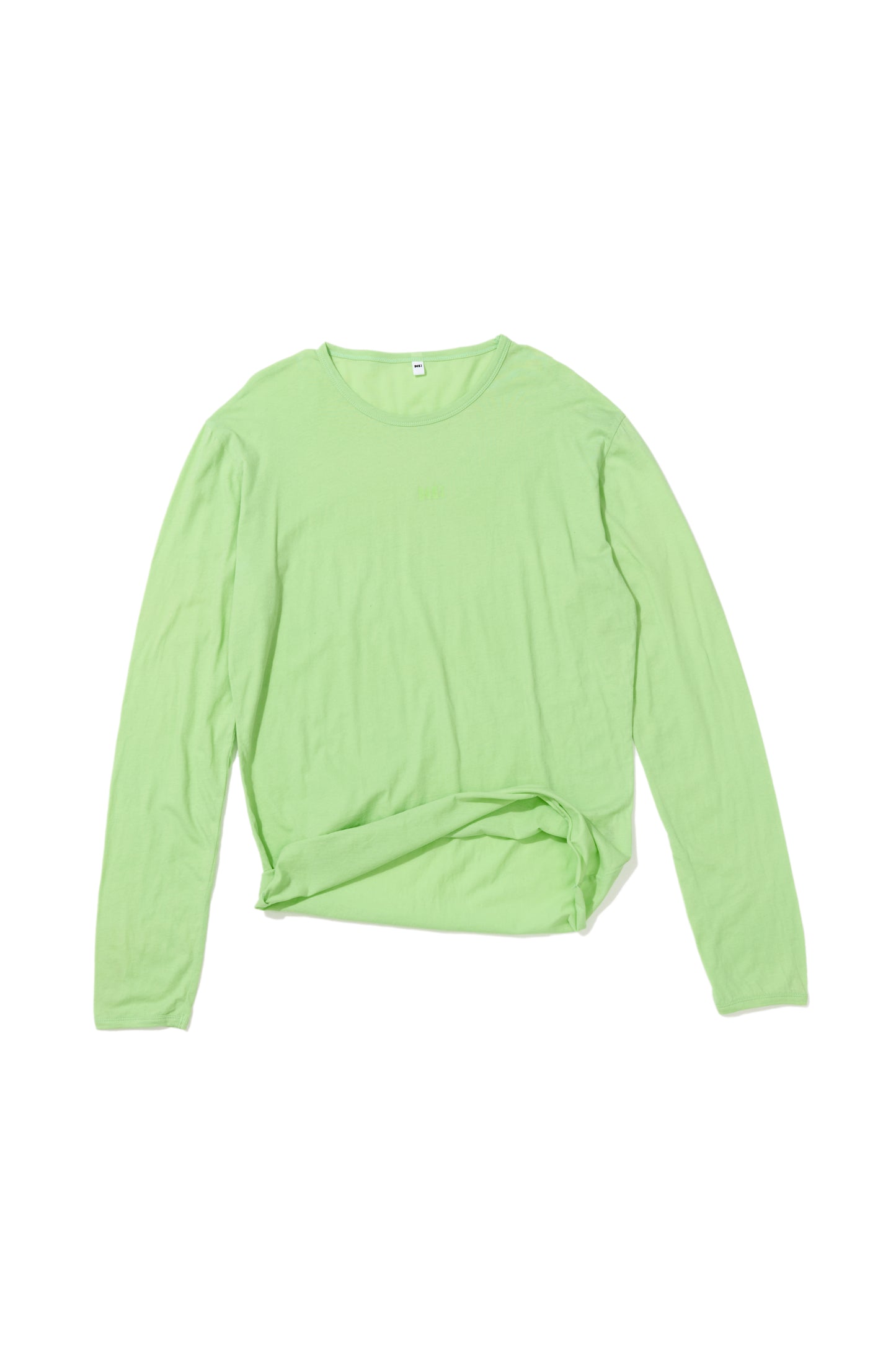 COTTON LONG SLEEVE LIME