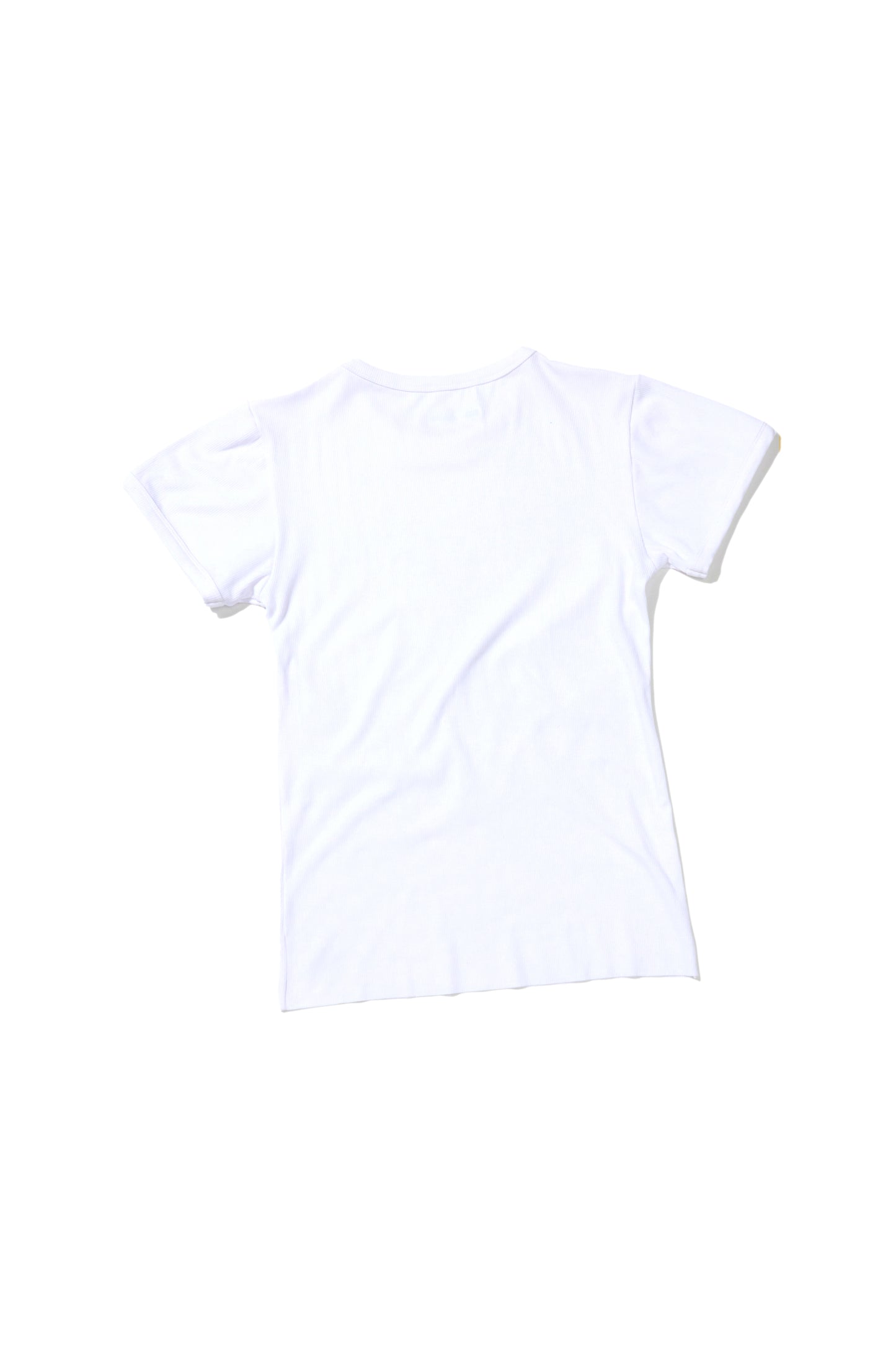 RIB T-SHIRT WHITE