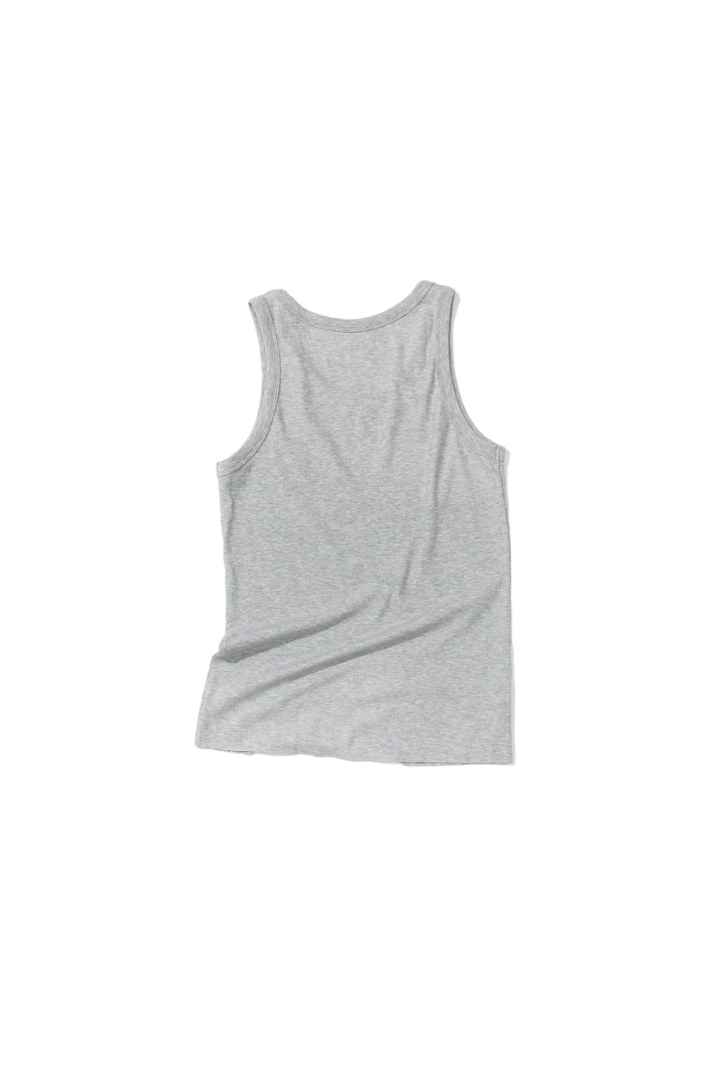 RIB TANK TOP GREY