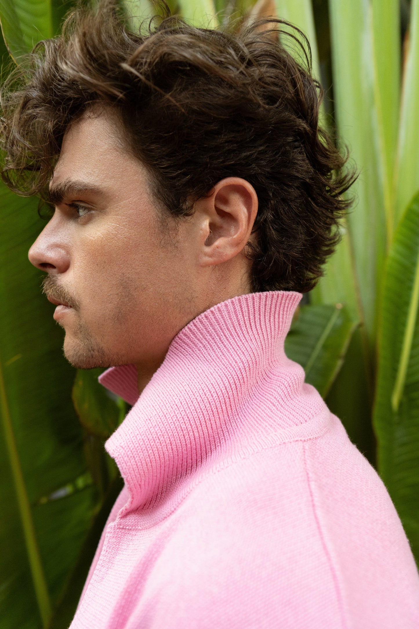 KNITTED SHIRT PINK