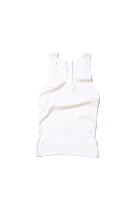 KNITTED TANK TOP MILK