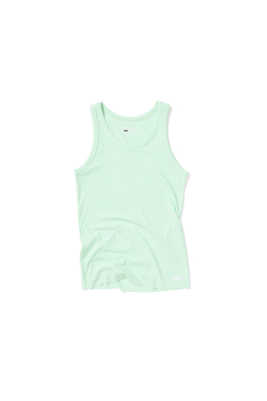 RIB TANK TOP LIME