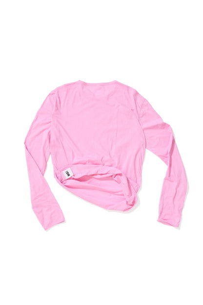 COTTON LONG SLEEVE PINK
