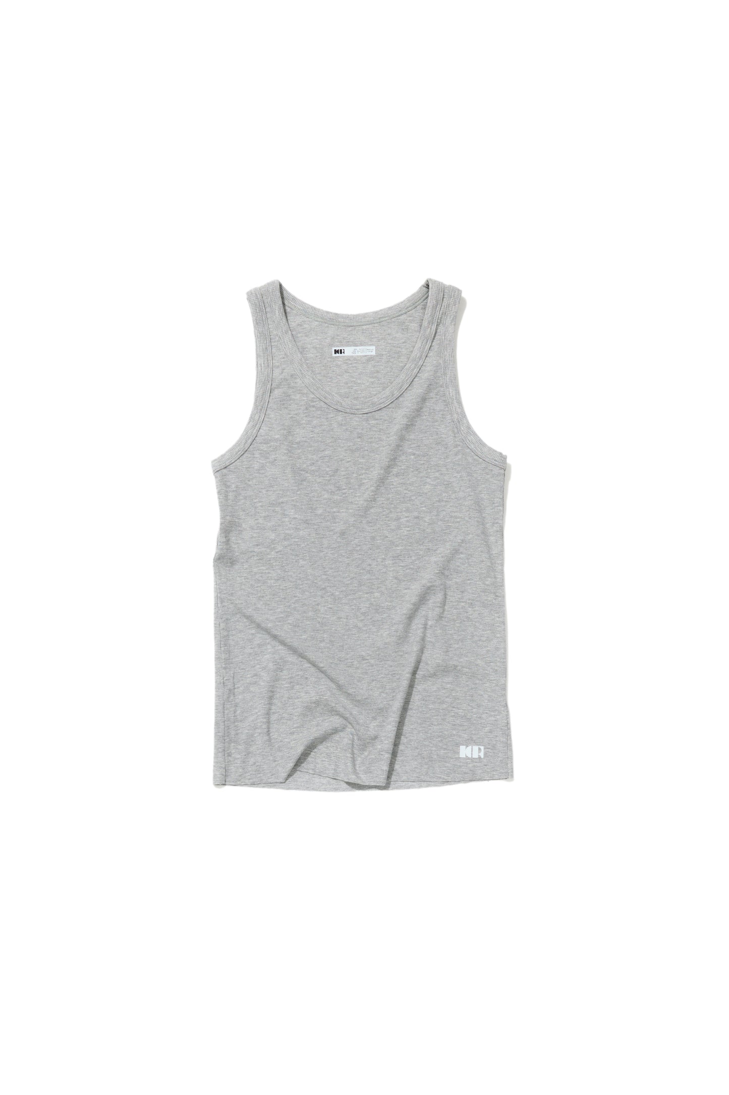RIB TANK TOP GREY