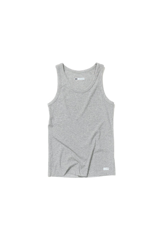 RIB TANK TOP GREY