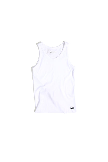 RIB TANK TOP WHITE