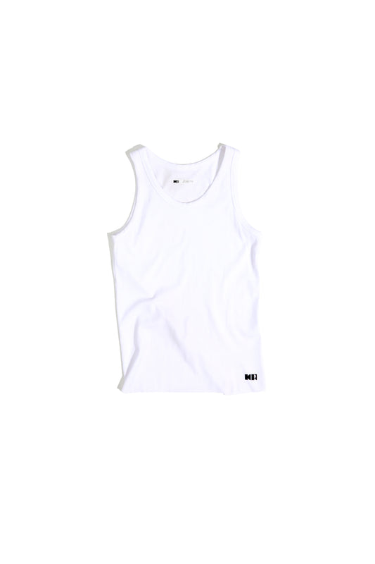 RIB TANK TOP WHITE